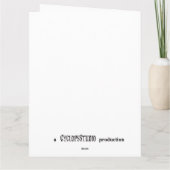 Conception de carte gothique victorienne de printe (Dos)