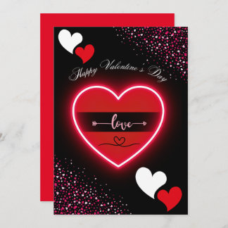 Conception de carte Heureuse Sainte-Valentin