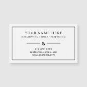 Conception de carte magnétique professionnelle pou (Devant)