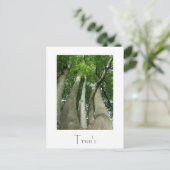 Conception de carte postale Arbres (Debout devant)