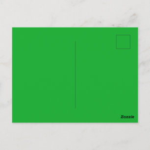 Conception de carte postale minimaliste de couleur