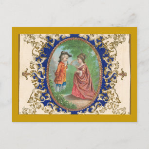 Conception de carte postale vintage