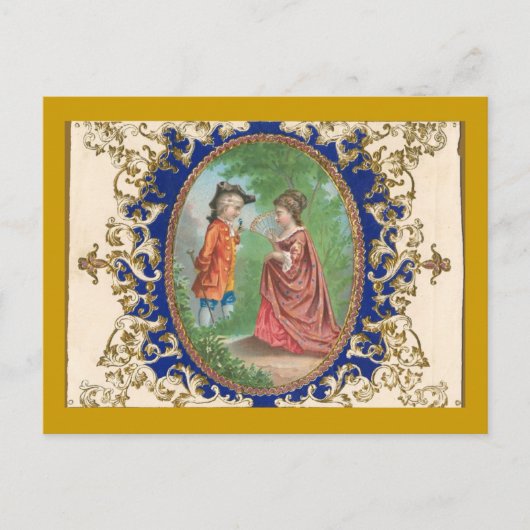 Conception de carte postale vintage (Devant)