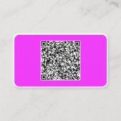 Conception de cartes de visite avec code QR à l'im (Devant)
