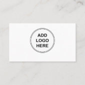 Conception de cartes de visite avec logo pour plus (Dos)