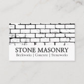 Conception de Cartes de visite de maçonnerie profe (Devant)