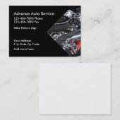 Conception de cartes de visite des véhicules à (Devant / Derrière)