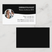 Conception de cartes de visite médicales de dermat (Devant / Derrière)