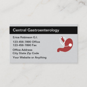 Conception de Cartes de Visite Médicales de Gastro
