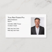 Conception de Cartes de visite photo professionnel (Devant)