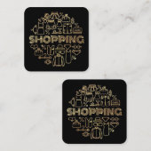 CONCEPTION DE CARTES DE VISITE POUR COMMERCE (Devant / Derrière)