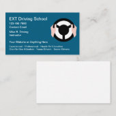 Conception de Cartes de Visite pour École de Condu (Devant / Derrière)
