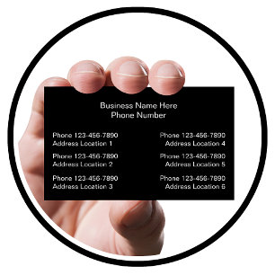 Conception de Cartes de Visite pour Entreprises à