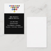 Conception de Cartes de Visite Simples pour Profes (Devant / Derrière)