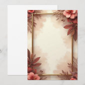 Conception de Cartes d'Invitation de Luxe (Devant / Derrière)