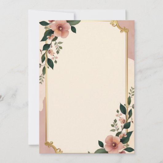 Conception de Cartes d'Invitation PREMIUM (Devant)