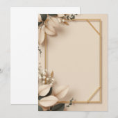 Conception de Cartes d'Invitation PREMIUM (Devant / Derrière)