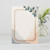 Conception de Cartes d'Invitation PREMIUM (Debout devant)