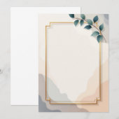Conception de Cartes d'Invitation PREMIUM (Devant / Derrière)
