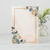 Conception de Cartes d'Invitation PREMIUM (Debout devant)