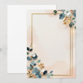 Conception de Cartes d'Invitation PREMIUM (Devant / Derrière)