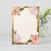 Conception de Cartes d'Invitation PREMIUM (Debout devant)