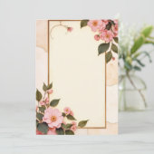 Conception de Cartes d'Invitation PREMIUM (Debout devant)