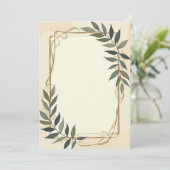 Conception de Cartes d'Invitation PREMIUM (Debout devant)