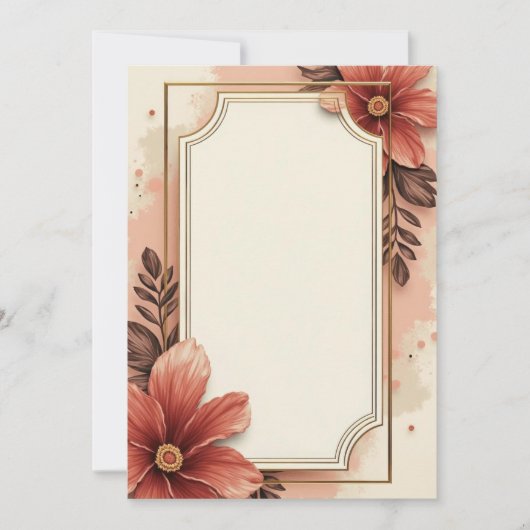 Conception de Cartes d'Invitation PREMIUM (Devant)