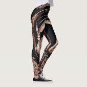 Conception de casque de leggings noirs Brillez art (Droite)