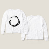 Conception de cercle de tourbillon abstrait – œuvr (Motif Recto et Verso)