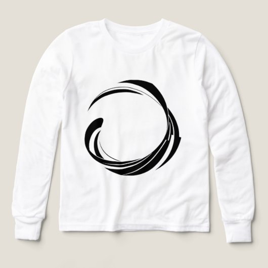 Conception de cercle de tourbillon abstrait – œuvr (Motif recto)