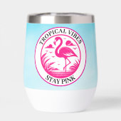 Conception de cercle d'été flamant rose-68730 (Arrière)