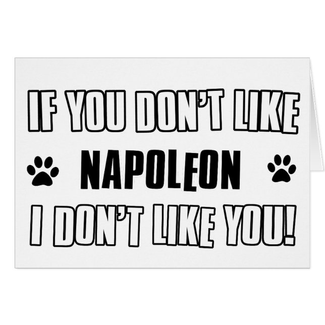 Conception de chat de napoléon (Devant horizontal)