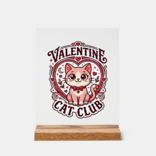 Conception de chat drôle de la Saint-Valentin - Ch