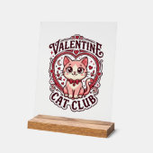 Conception de chat drôle de la Saint-Valentin - Ch (Angle)