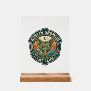 Conception de chat mignon de lutin gremlin - Gobel
