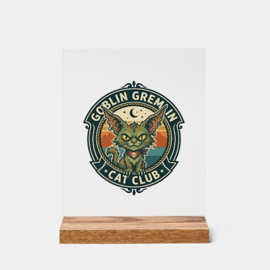 Conception de chat mignon de lutin gremlin - Gobel (Recto)