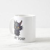 Conception de chat noir bébé - Mug classique (Devant gauche)