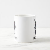 Conception de chat noir bébé - Mug classique (Centre)