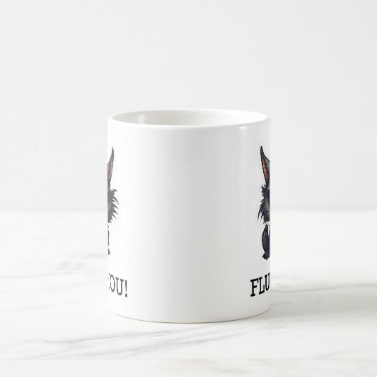 Conception de chat noir bébé - Mug classique (Centre)