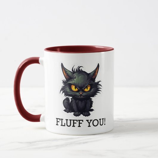 Conception de chat noir bébé - Mug Combo (Gauche)