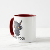 Conception de chat noir bébé - Mug Combo (Devant gauche)