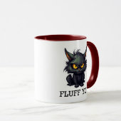 Conception de chat noir bébé - Mug Combo (Devant droit)