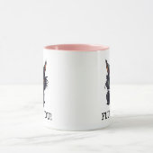 Conception de chat noir bébé - Mug Combo (Centre)
