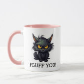 Conception de chat noir bébé - Mug Combo (Gauche)