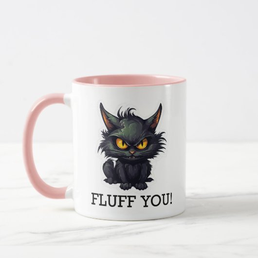 Conception de chat noir bébé - Mug Combo (Gauche)