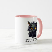 Conception de chat noir bébé - Mug Combo (Devant droit)