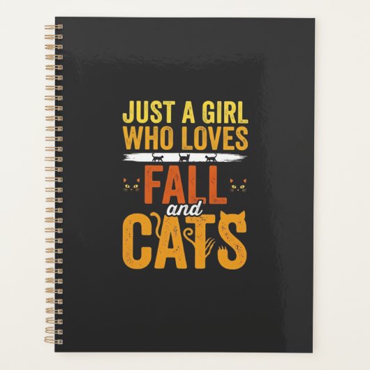 Conception de chats d'automne Halloween fille amou (Devant)
