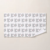 Conception de chats gris (Serviette à main)